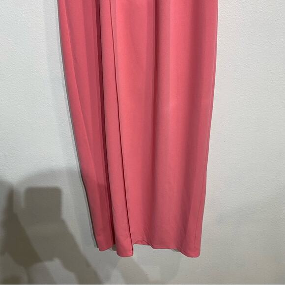 Clothing Obsessed Company Pink Curvy Fit Midi Halter Dress Sz 3XL NWT - Picture 3 of 10